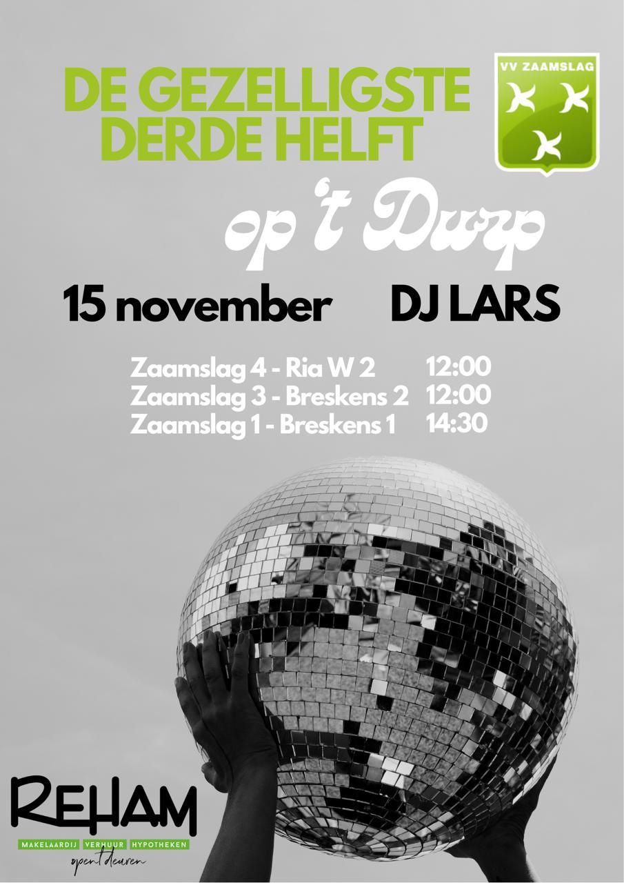 Rehams gezelligste derde helft!