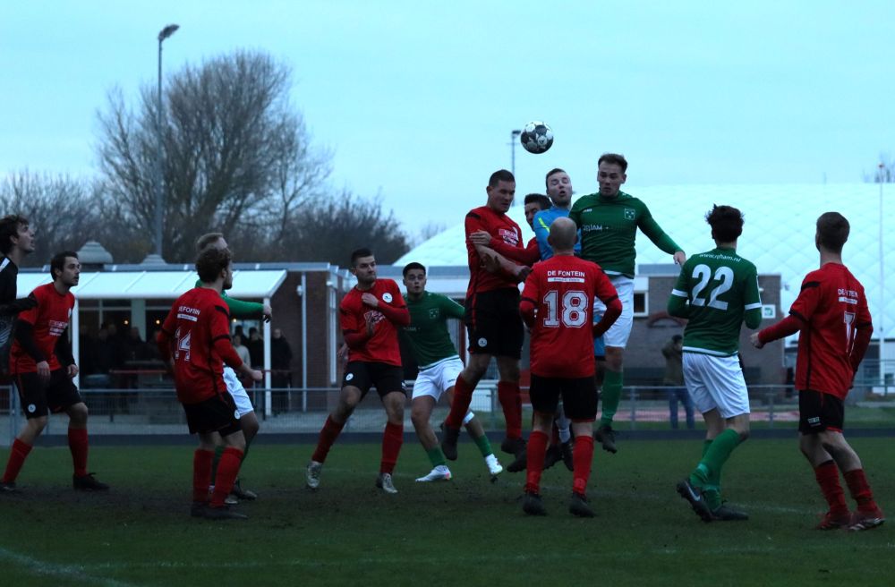 Groen-witten slikken in Westkapelle tweede nederlaag van het seizoen
