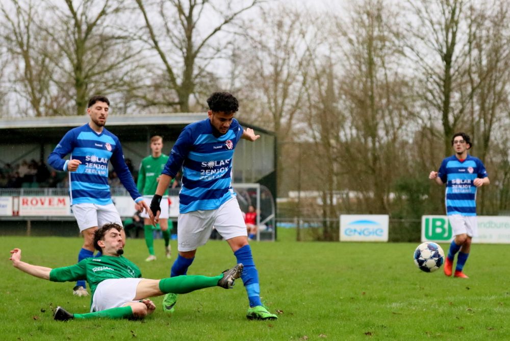 Groen-witten boeken door overwinning op VC Vlissingen eindelijk eerste thuiszege van het seizoen