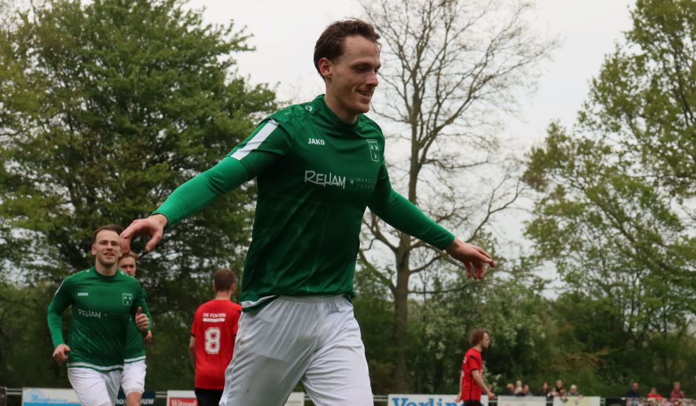 Groen-witten verzekeren zich van tweede plaats na overwinning op De Noormannen
