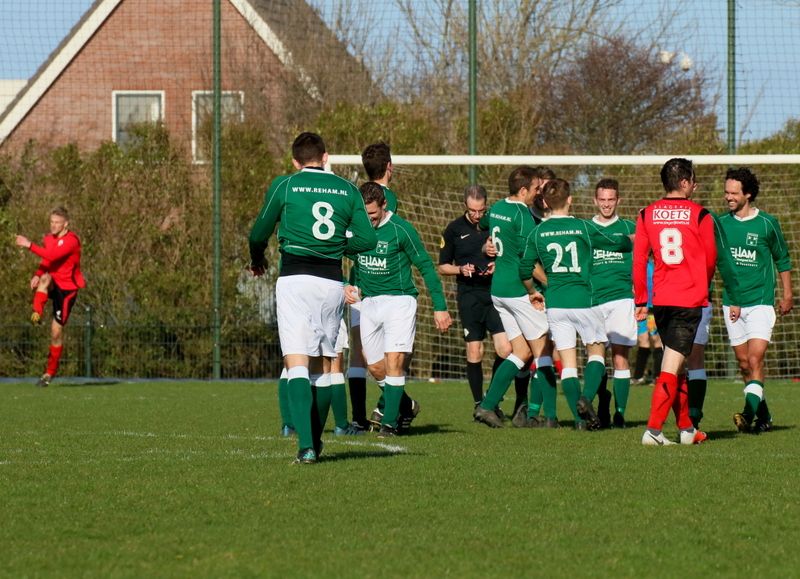 Groen-witten trekken aan het langste eind tegen De Noormannen