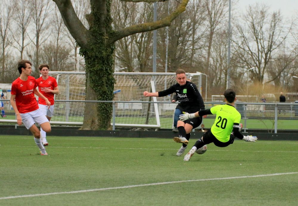 Ook  het uitduel tegen Goes levert groen-witten geen overwinning op