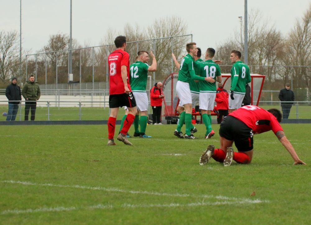 Eindelijk weer eens overwinning buitenshuis voor groen-witten