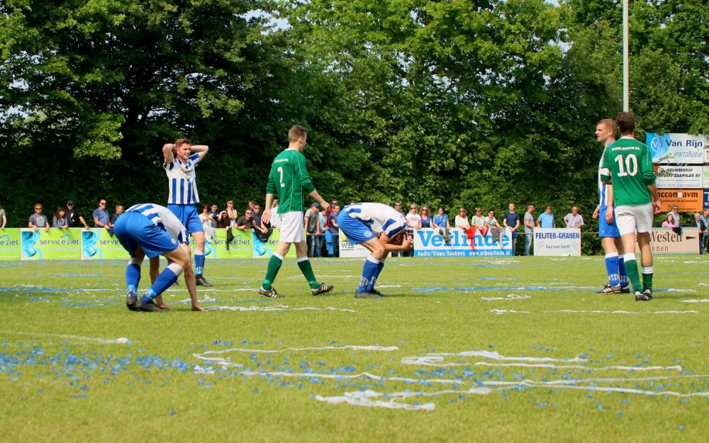 Groen-witten stellen kampioensfeest ‘s Heer Arendskerke nog even uit