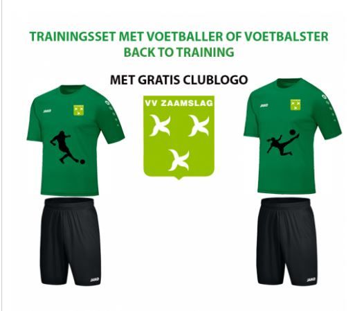 Aanbieding trainingset VV Zaamslag