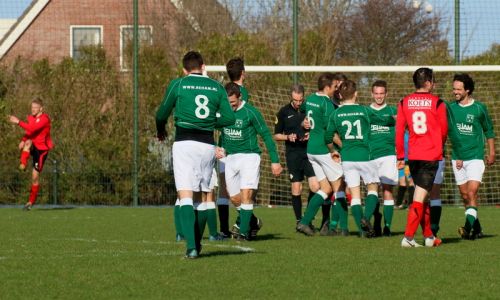 Groen-witten trekken aan het langste eind tegen De Noormannen