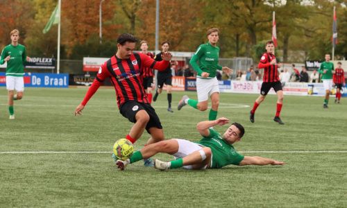 Groen-witten na strafschoppenserie door Terneuzen uitgeschakeld in districtsbeker