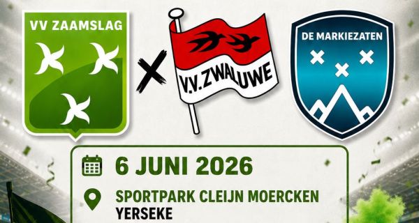 Locatie nacompetitie bekend