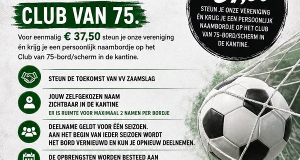Club van 75: doe jij mee?
