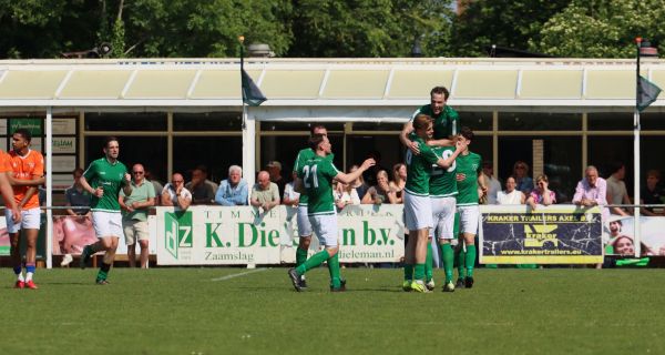 Groen-witten verslaan GPC Vlissingen in laatste thuiswedstrijd van het seizoen